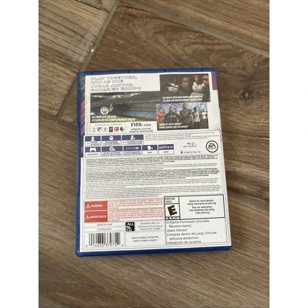 FIFA 21 - PS4 -‎ Excellent Condition - Soccer/ Football